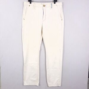 Robert Graham Jeans Mens Size 38X32 White Classic Yates Denim Pants Essential